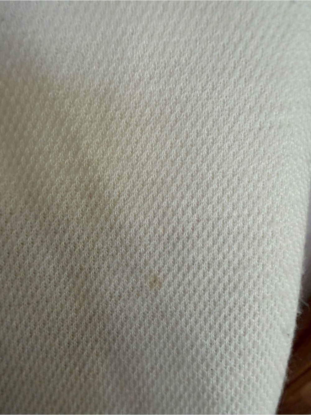 Claiborne Cream Crewneck Sweater - Subtle Rib Detail - Picture 3 of 5